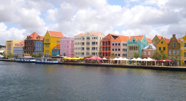 Willemstad, Curacao buildings bask in the March 15, 2009 sun.