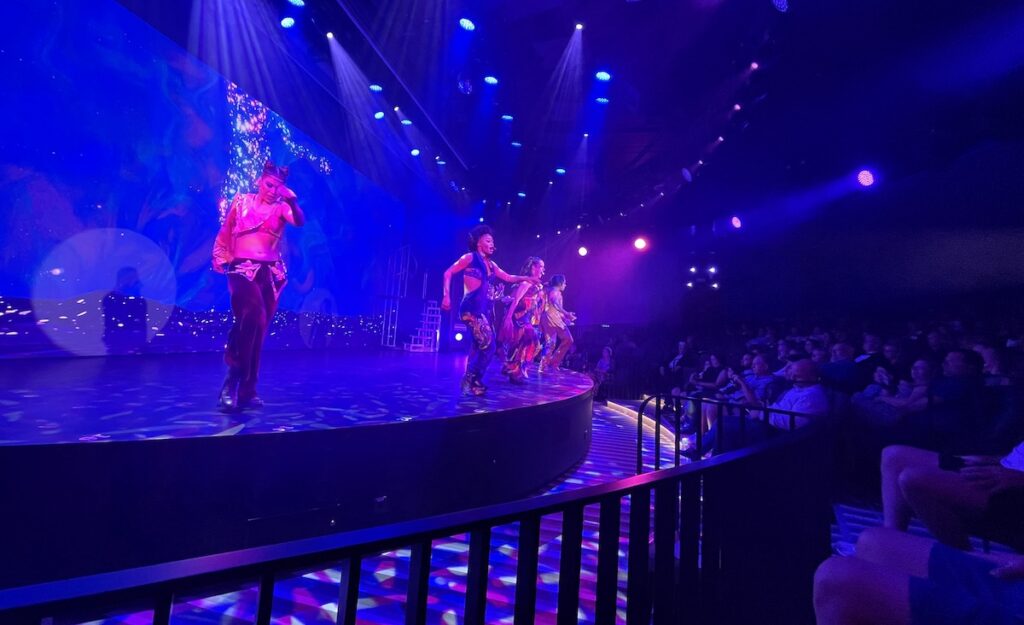 Carnival Mardi Gras cruise theater and show