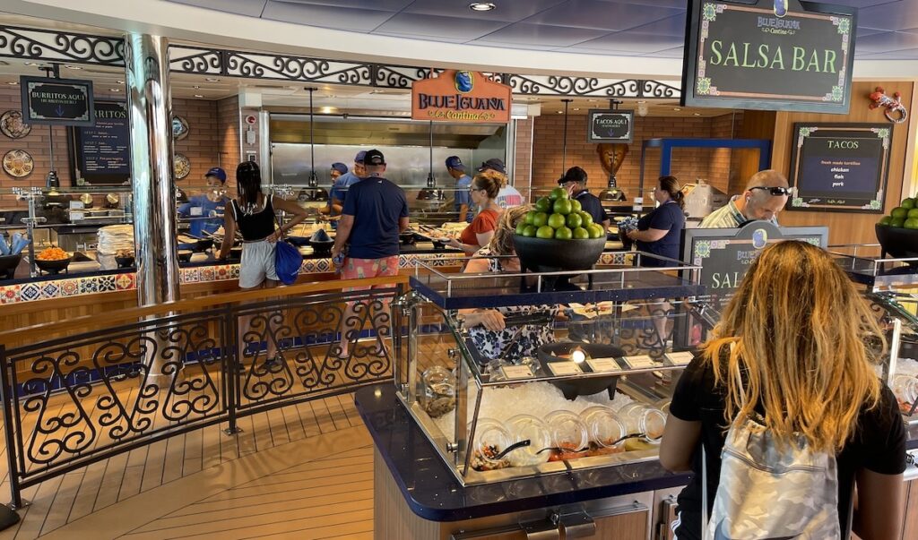 blue iguana cantina on carnival mardi gras