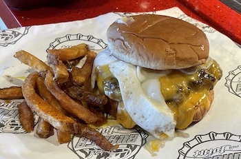 Carnival Mardi Gras guy's burger breakfast 