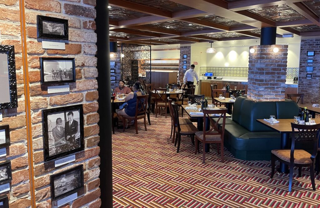 Carnival Mardi Gras cruise italian restaurant