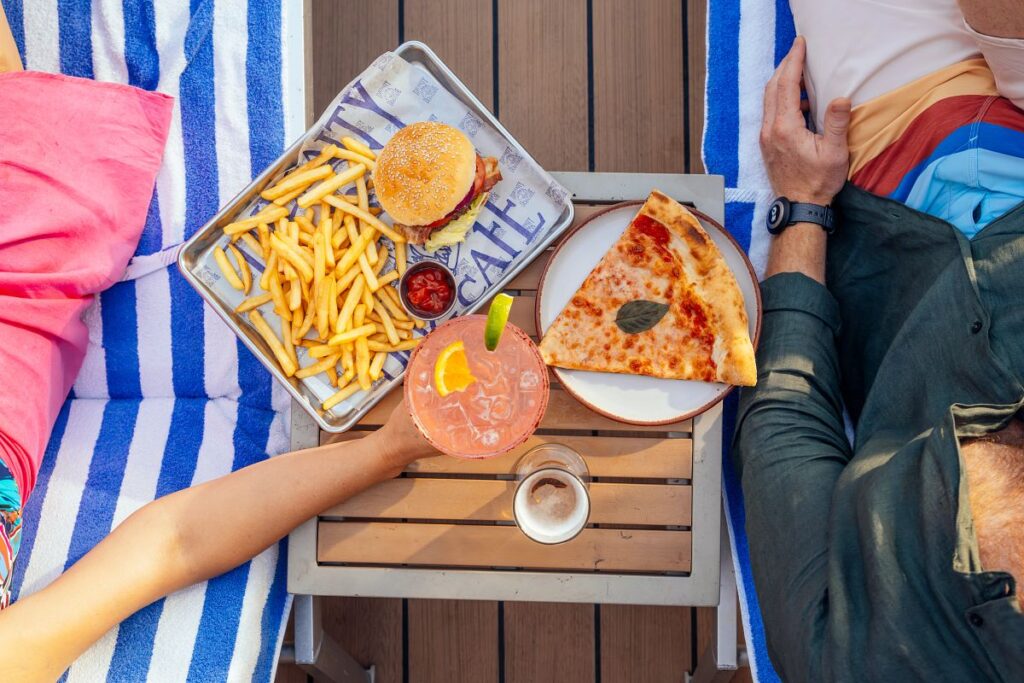 Princess Cruise Lines Wake View Pool Food
