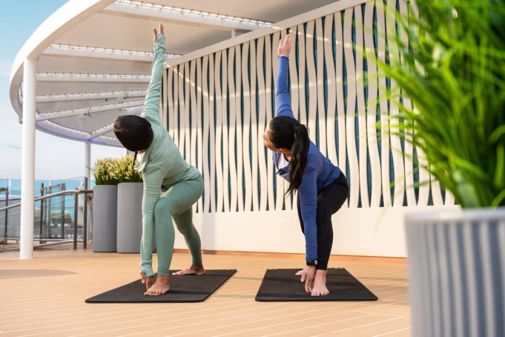 Sunrise Yoga on Princess Cruises Sanctuary Collection