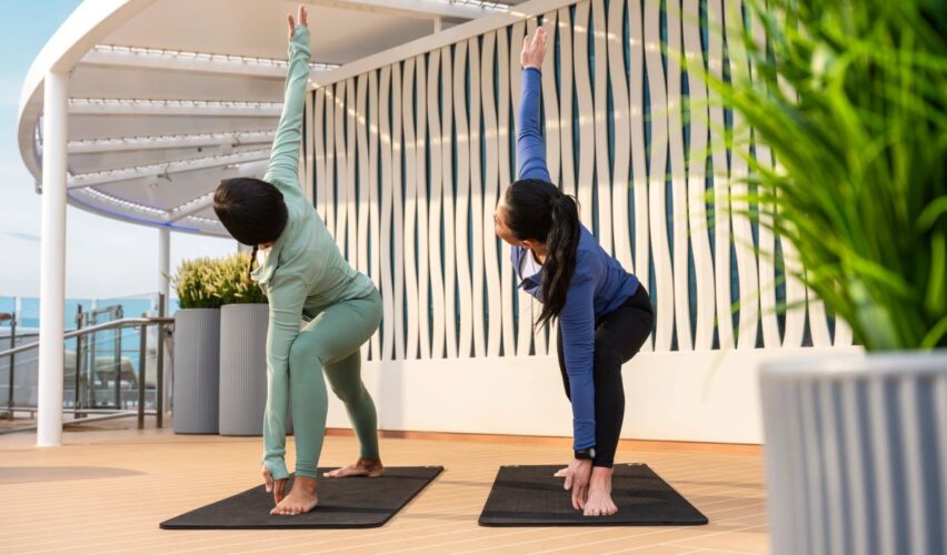 Sunrise Yoga on Princess Cruises Sanctuary Collection