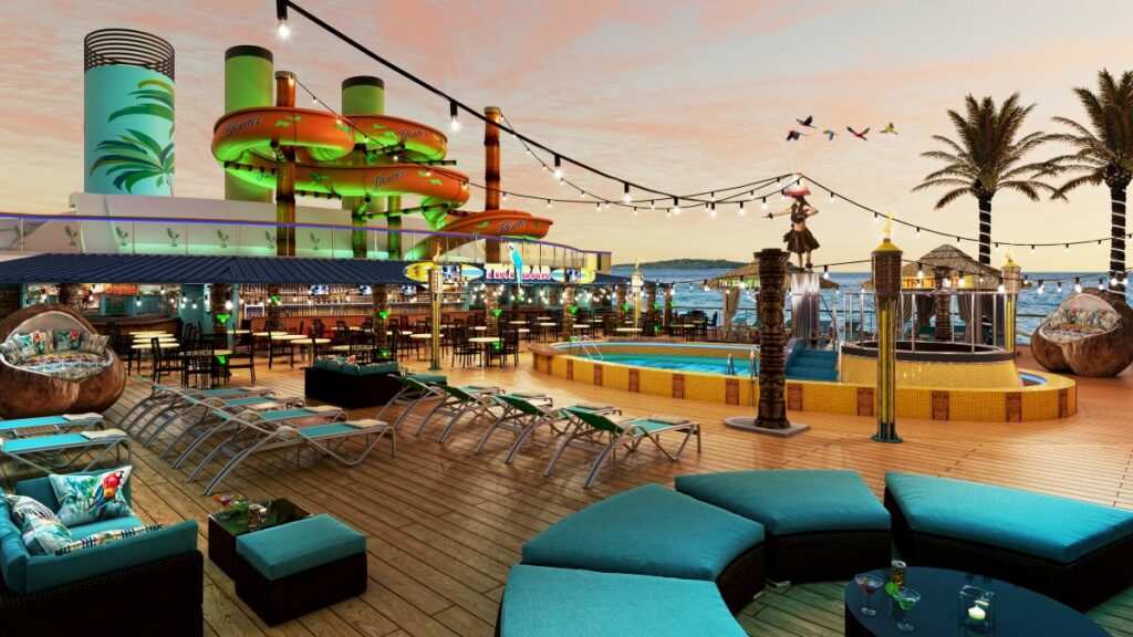 The Tiki Bar and Grill on Margaritaville at Sea's Islander