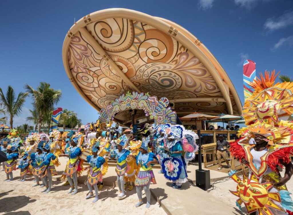 Junkanoo celebration at Disney Lookout Cay at Lighthouse Point