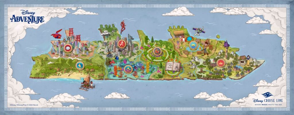 Disney Adventure Map Rendering