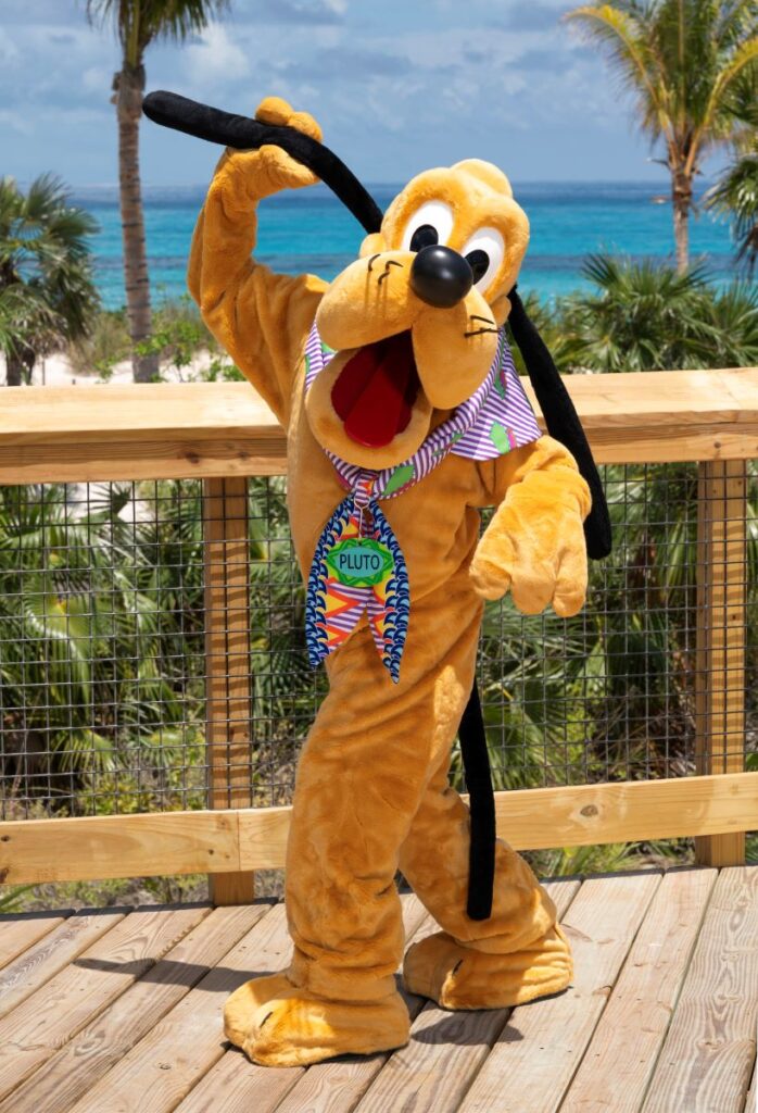 Pluto at Disney Lookout Cay