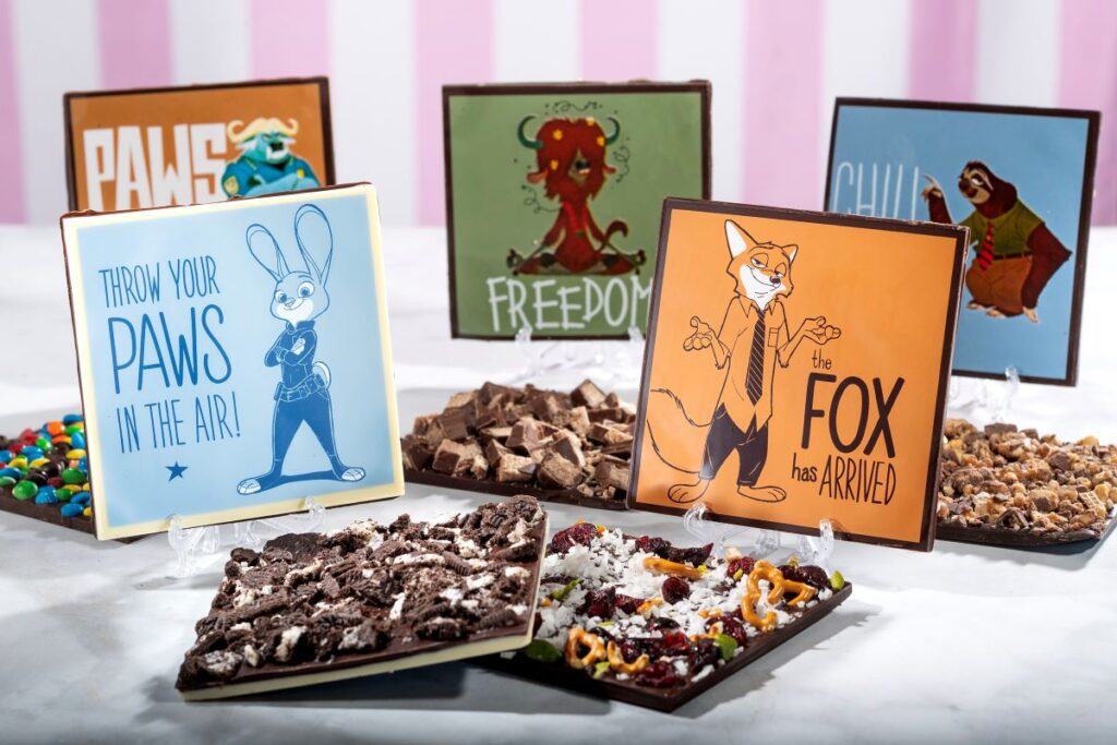 Chocolate Bark Post Card on Disney Treasure