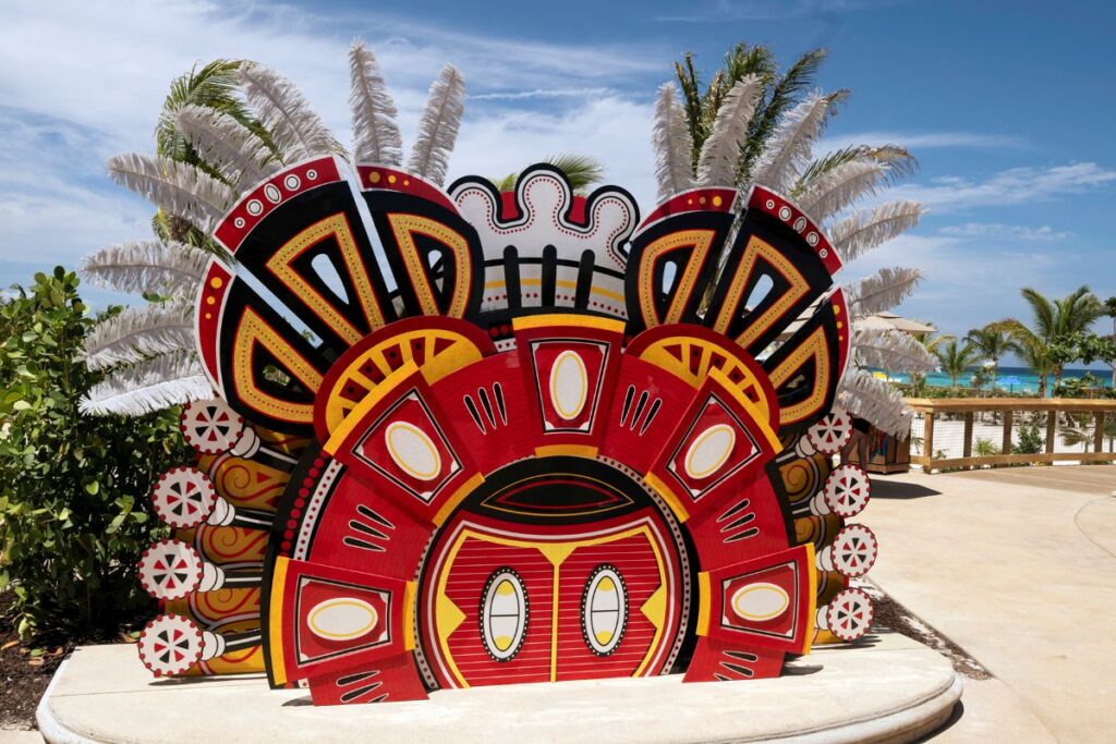 Junkanoo-Inspired Disney Backdrops on Lookout Cay