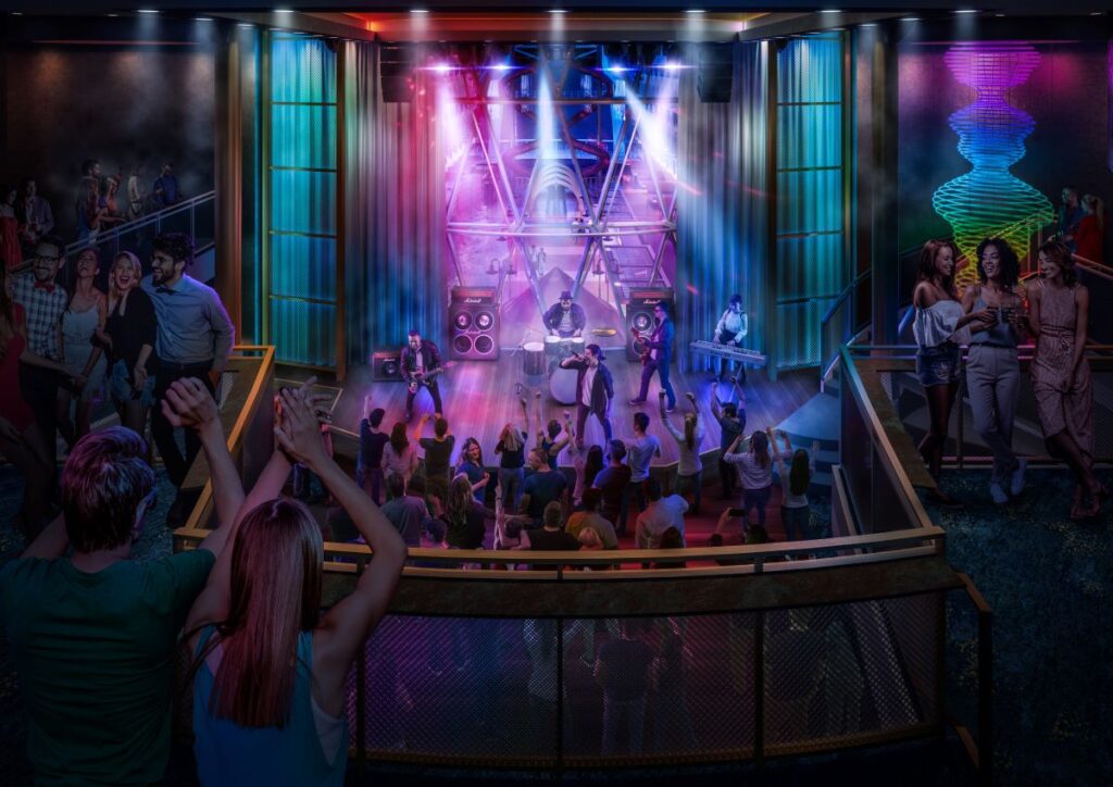 The Music Hall on Royal Caribbean’s new Utopia of the Seas 