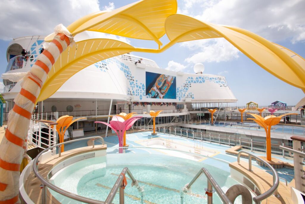 Pool Deck on Royal Caribbean Utopia of the Seas