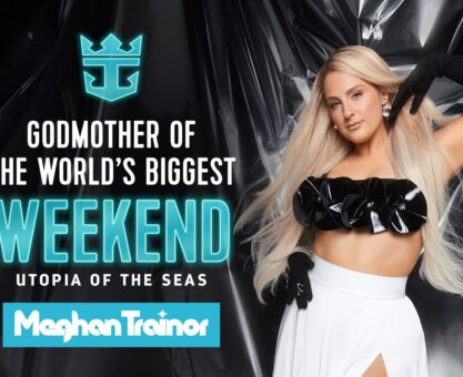 Meghan Trainor godmother of Utopia of the Seas