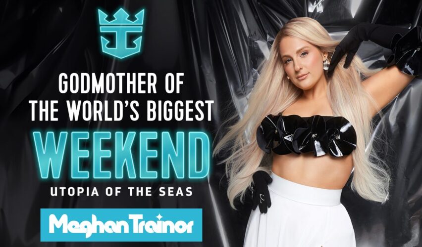 Meghan Trainor godmother of Utopia of the Seas