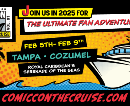 comic book style depiction of Comic-Con: The Cruise